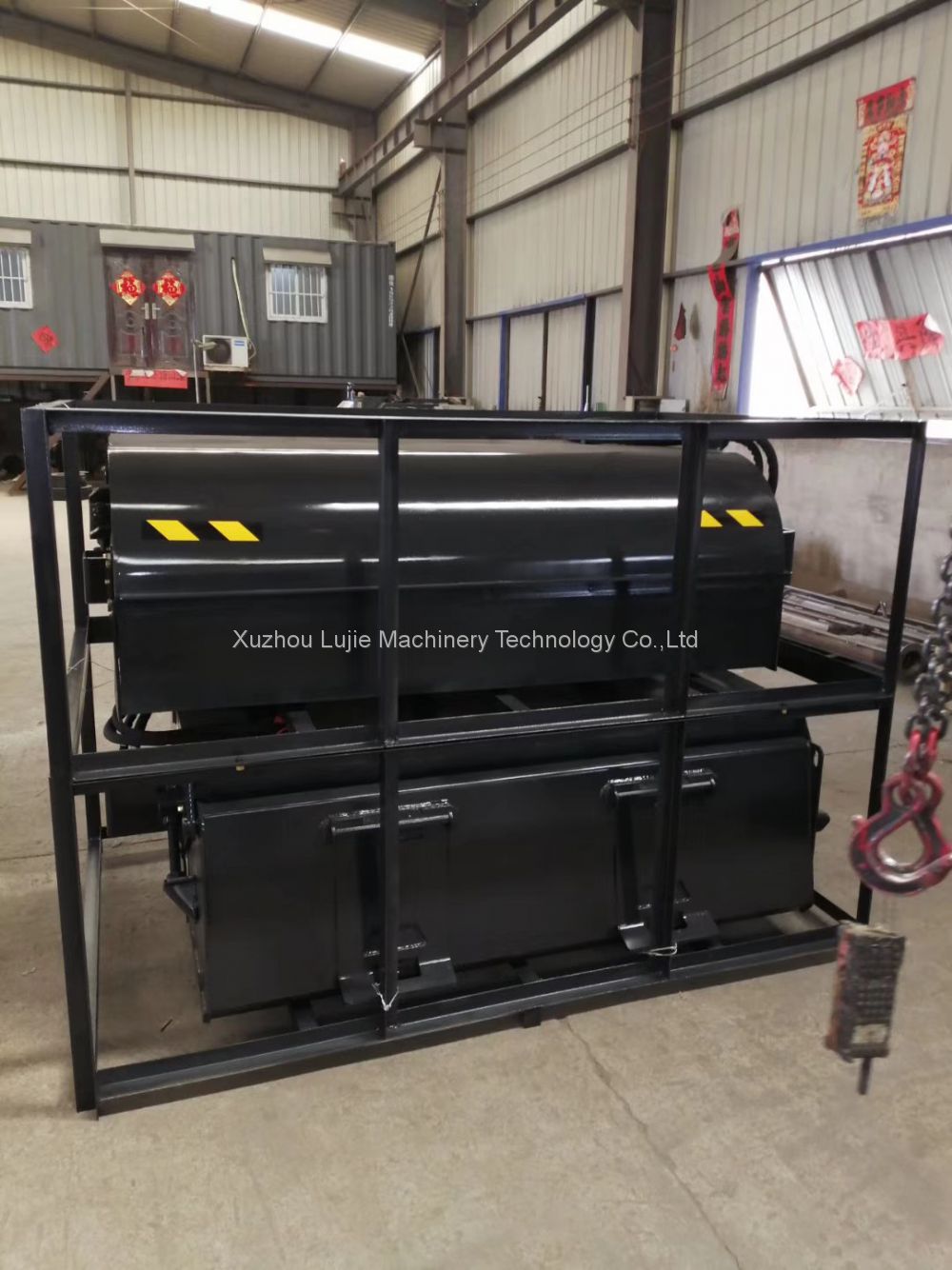 Lujie Sweeper Box Broom Skid Steer 72 Attachment