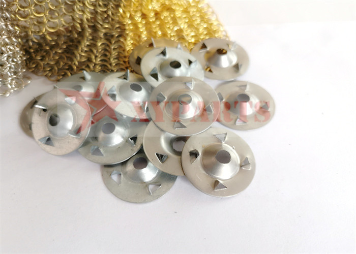 28mm Gypsum Board Galvanized Steel 4 Claw Washer Composite Plate Fixed Nail