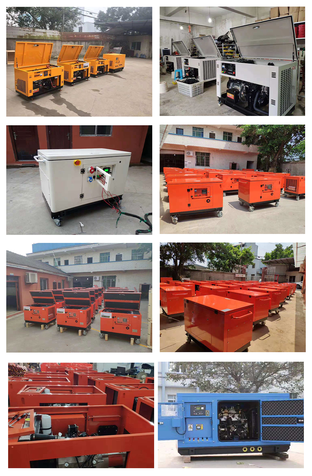 8KW 8kva 9kva 10kva Gas Powered Backup Generator Super Silent Diesel