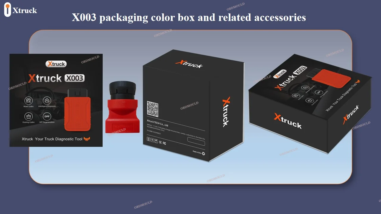 Xtruck X003 Bluetooth Connection 3-in-1 Truck Diagnostic System For Vol-vo/Sca-nia/Cum-mins