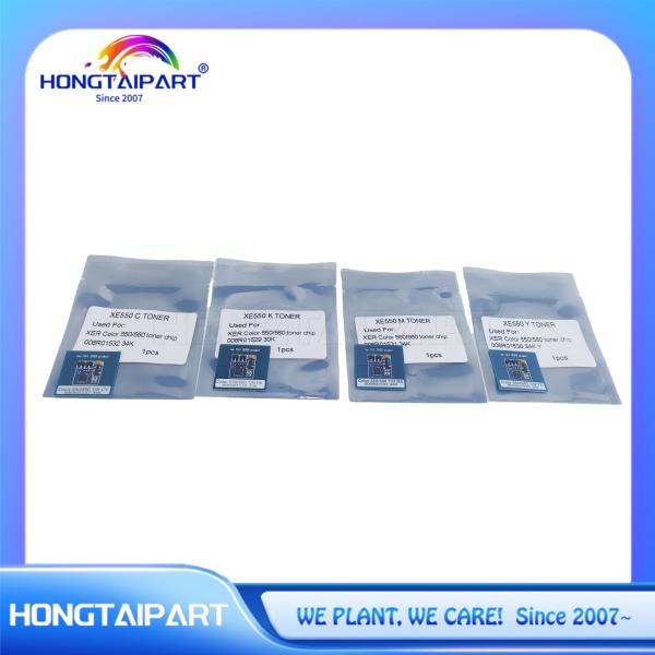 4PCS Toner Chip For Xerox 550 560 570 C550 C560 C570 006R01529 006R01530