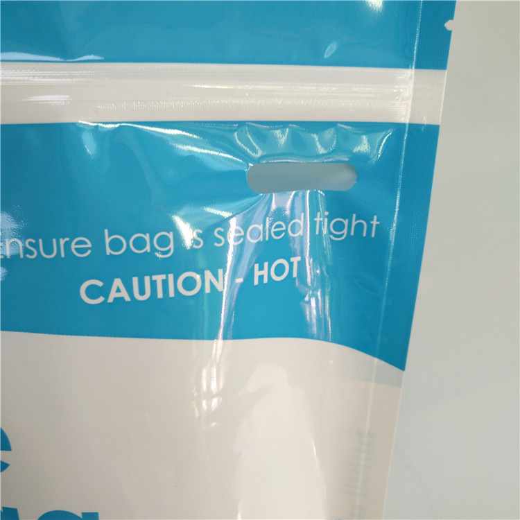 Microwave Steam Bottom Gusset Bags Glossy Stand Up Plastic Sterilizer Retort Pouch