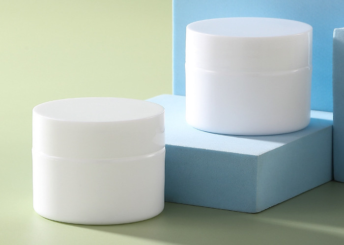35G PP Plastic Cream Jar Mosquito Repellent Bottle Makeup Package White Aromatherapy Storage Containers Easy To Carry