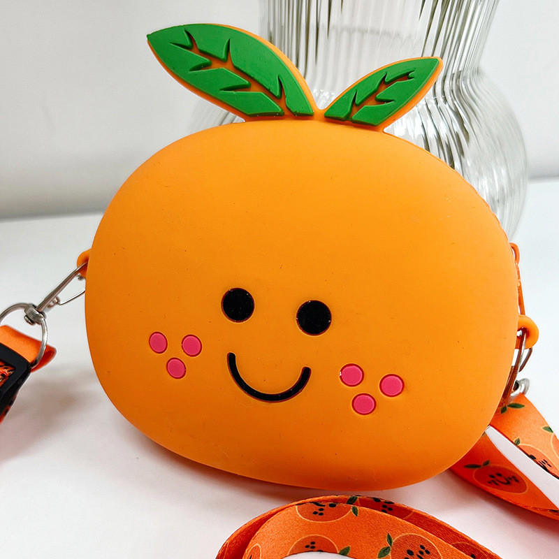 Silicone Mini Coin Purse Shoulder Bag Cartoon Kids Purse For Children'S Handbags Shoulder Bag For Toddler Little Girls