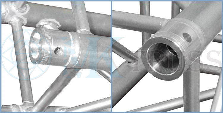 Spigot Junction Way Aluminum Light Truss for Concerts 0.5-3.0m Length and OEM Offered
