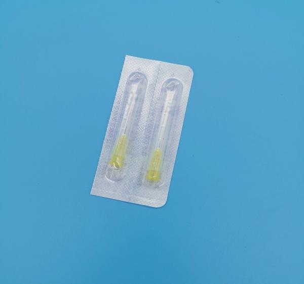 Yellow Disposable Hypodermic Needles Out Diameter 0.3mm 30G