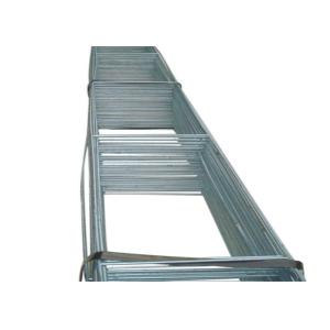 Hot Dipped Galvanized Wall Block Ladder Mesh 4mm Thickness