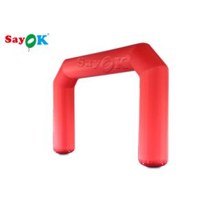 Inflatable Rainbow Arch 6m Red Blow Up Archway Start Finish Line Racing Arched