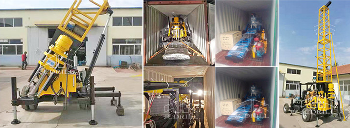 24hp Diesel Engine 400m Mud Pump Drilling Rig