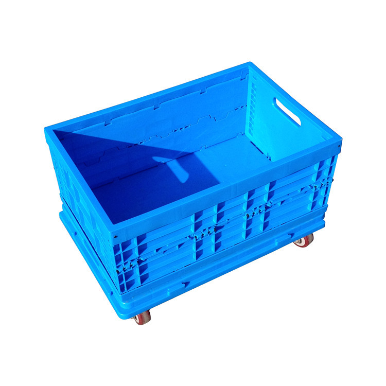 Solid Collapsible Plastic Containers For Distribution / Sorting Colors Customized