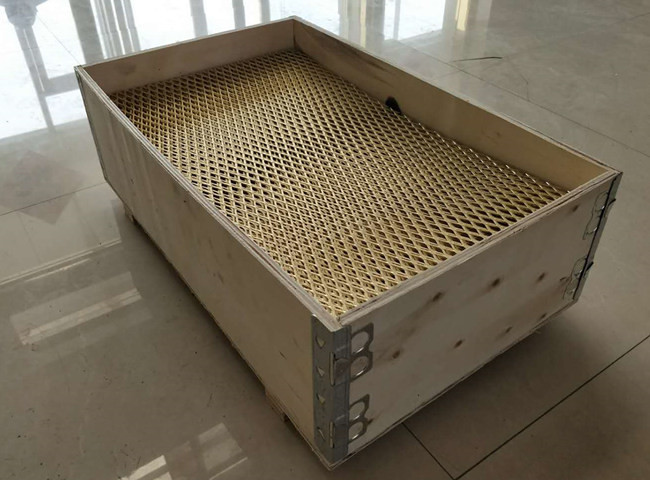 14mm H65 Thickness Expanded Brass Mesh MAX 3.4m Decorative Mesh Screen