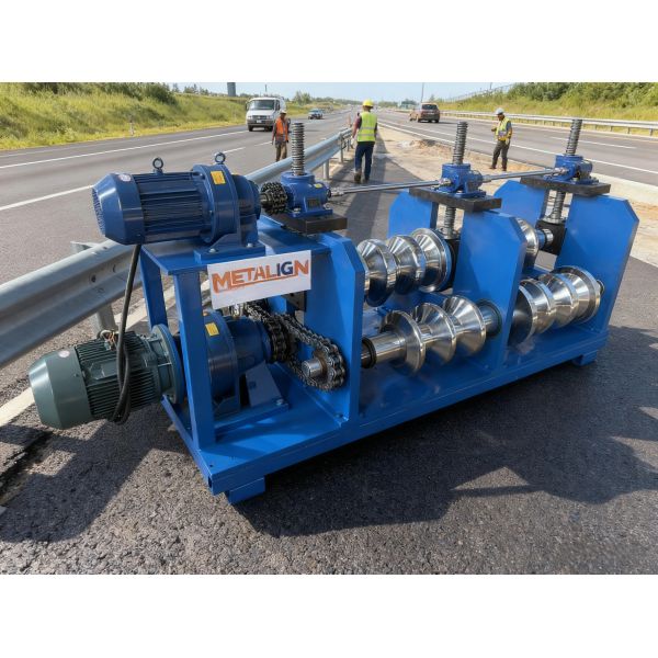 Quality Efficient Auto Guardrail W Beam Barrier Bending Machine for sale