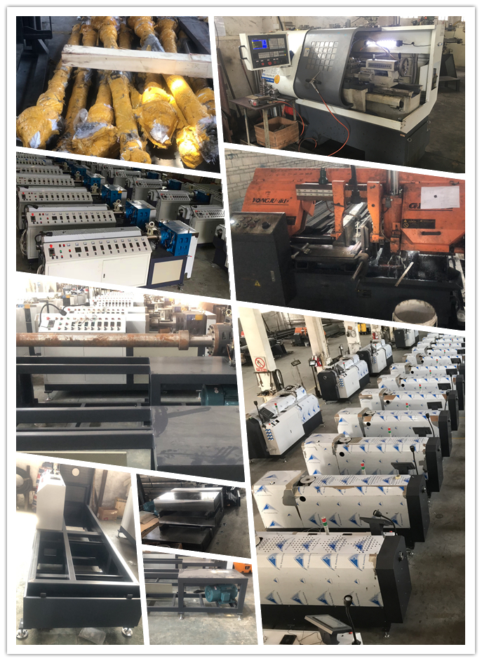 Advanced Processing Plastic Profile Extrusion Machine Single Screw Extrusion Machine