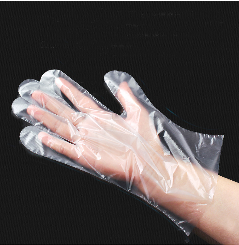 Non Sterile Polyethylene Disposable Gloves Disposable PE Gloves For Food