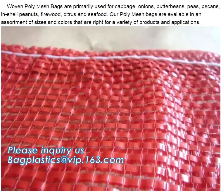 Reusable Solid Shopping Bag String Grocery Bag Shopper Cotton Tote Mesh Net Woven Portable Durable Shopping, BAGEASE