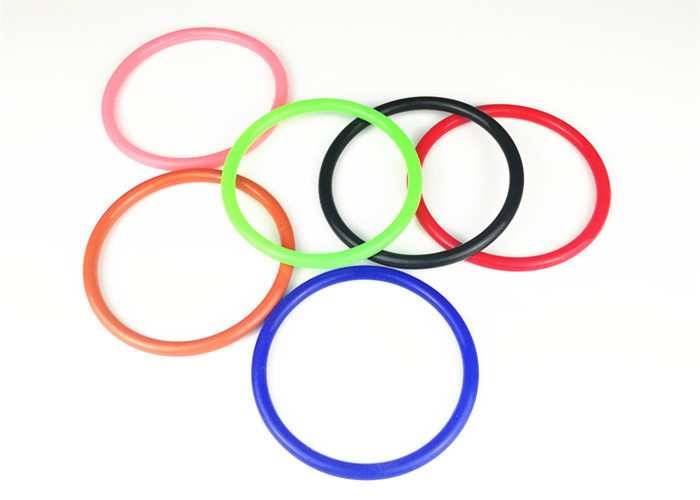 Bright Color Silicone Rubber Seal Rings / Rubber Ring Gasket Anti - Aging