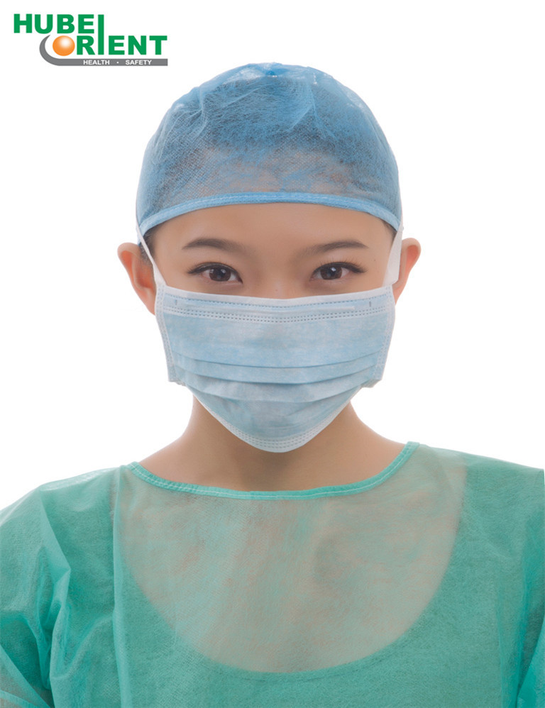 High Breathability 9*18cm Disposable Earloop Face Mask