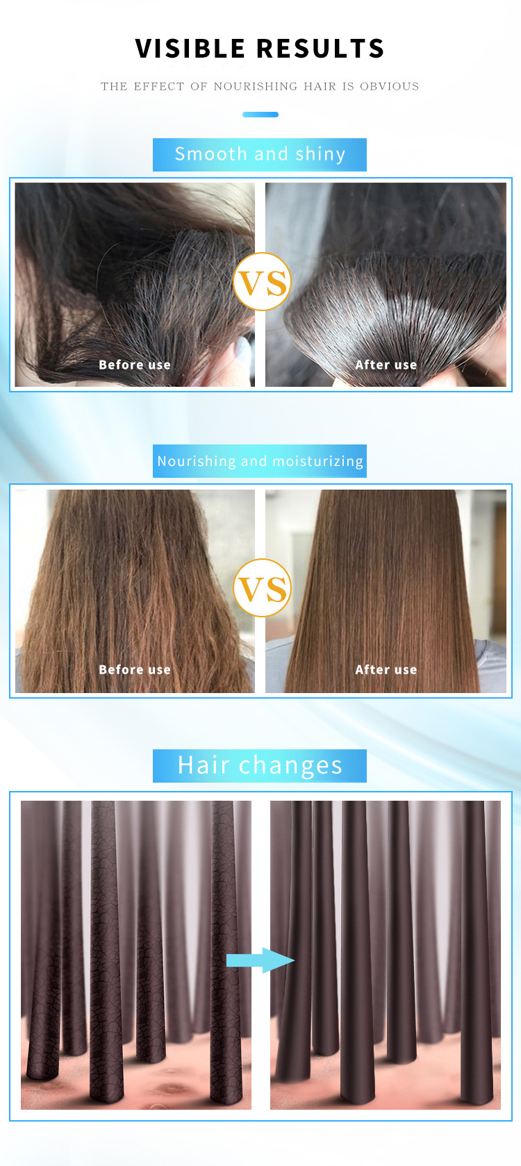 Deep Cleansing Shampoo And Conditioner With Moisturizing Repairing Nourishing Formula