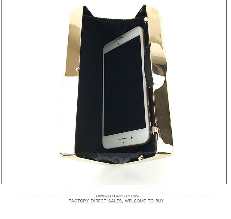 Small Square Bag Ladies Banquet Mobile Phone Hand Shoulder Bag Woman Party Clutch Handbag