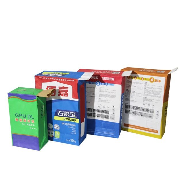 Kraft Paper With PE Liner Bag 25 Kg Mortar Sack OEM Accepted