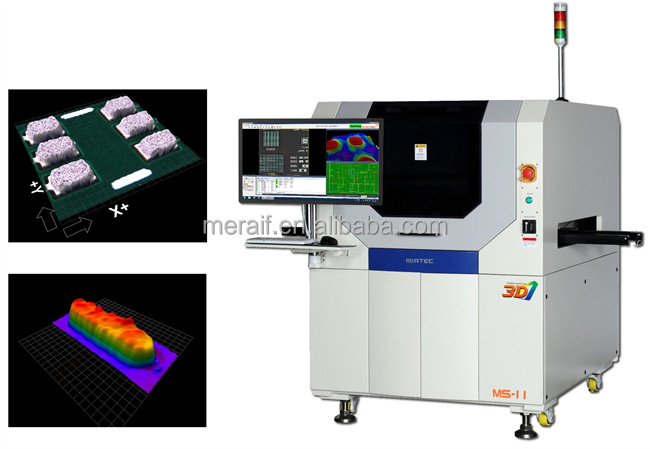 Mirtec MS-11e 3D In-Line SPI Machine smt solder paste inspection machine