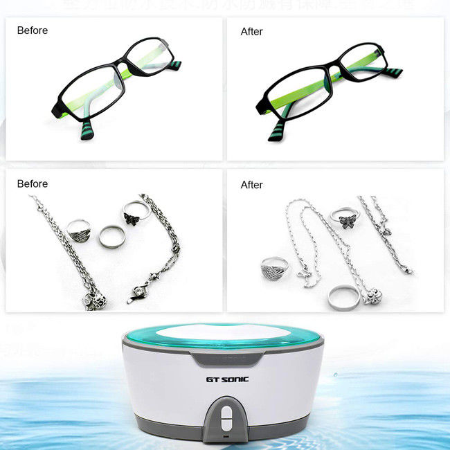 Portable Ultrasonic Denture Cleaner High Efficiency Integrated Cable Storage