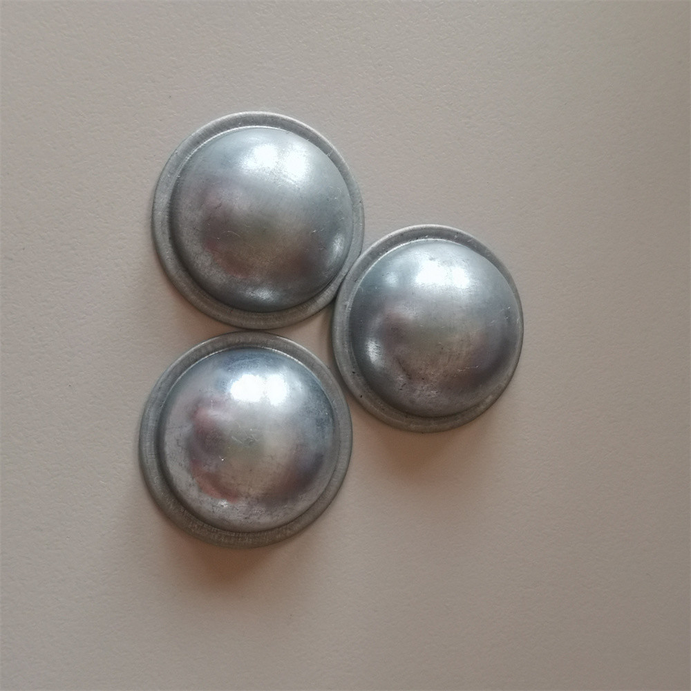 Galvanized Steel 28 Mm Dome Cap Washers To Fix 3 Mm Nails