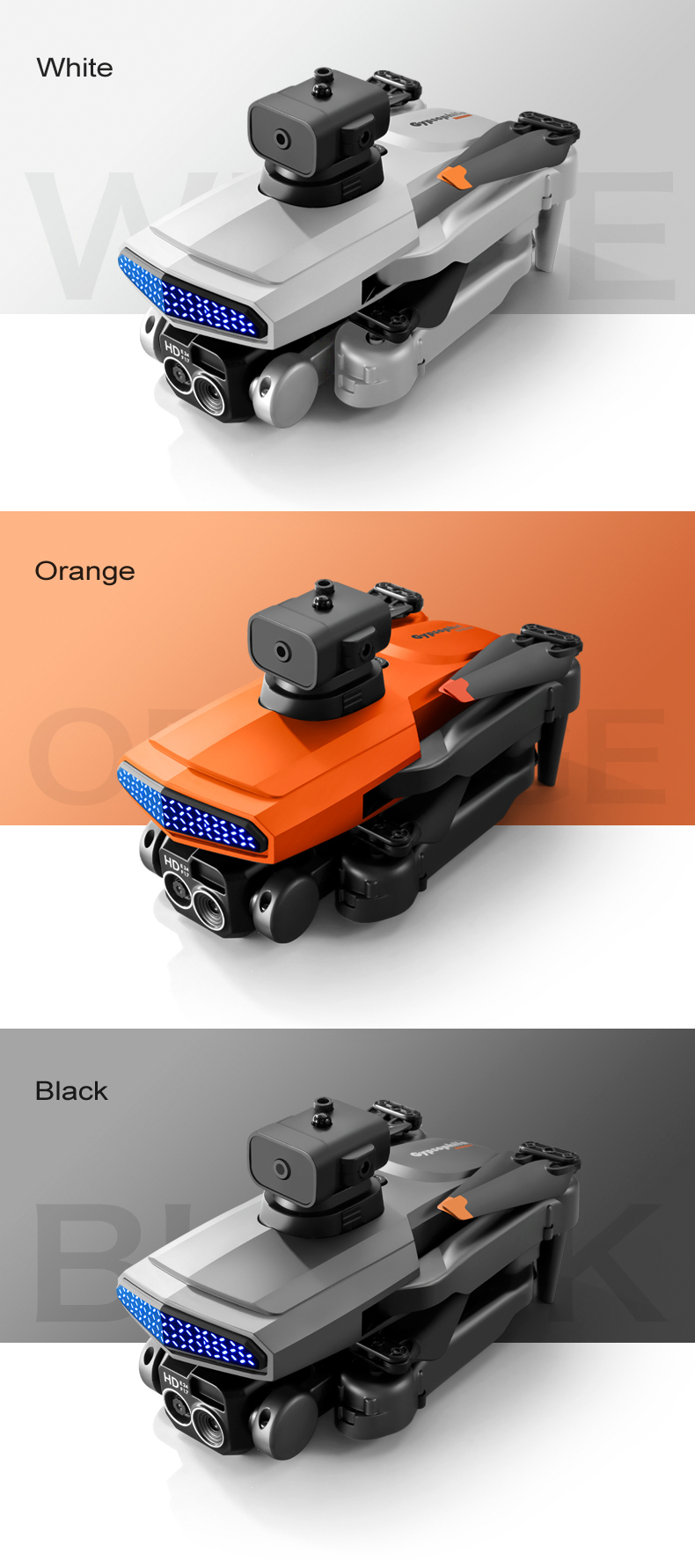 D6 Air Mini Drone Professional 4k HD Camera Quadcopter with Foldable Design Obstacle Avoidance and Remote Control
