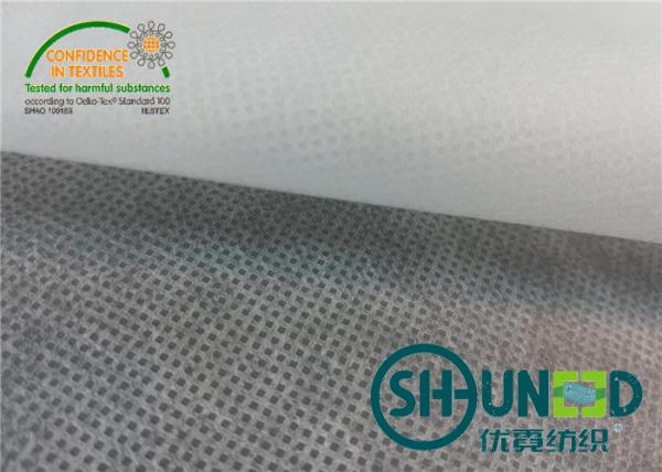 Raw Material PP Spunbond Non Woven Fabric / Shopping Bags Polyester Spunbond