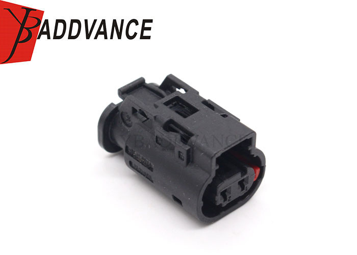 Female Auto Waterproof Black 2 Pin 10011531 Wire Harness Connector