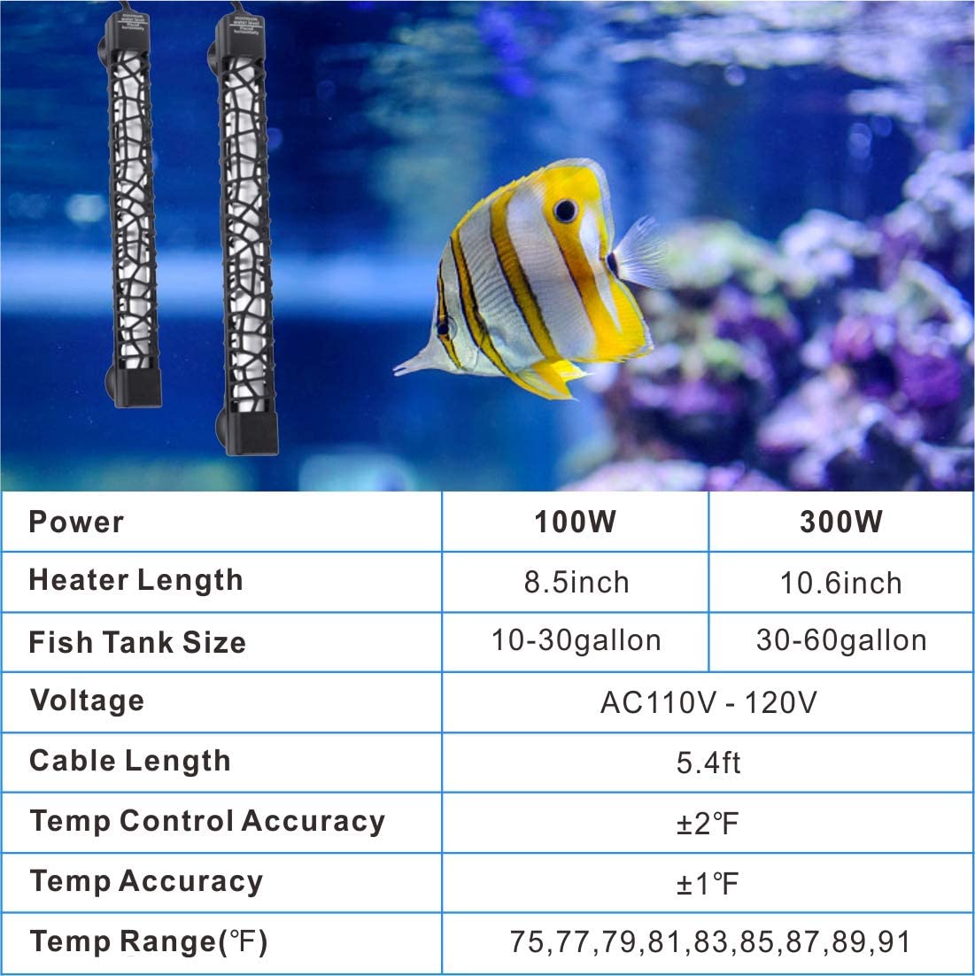 300W Hygger Aquarium Heater