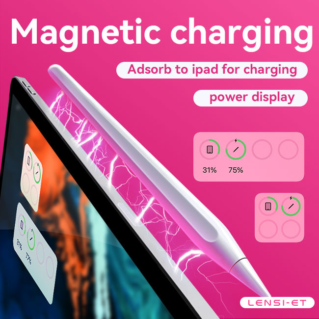 Capacitive Magnetic White Stylus Pen Touch Screen Pen For Ipad Phone
