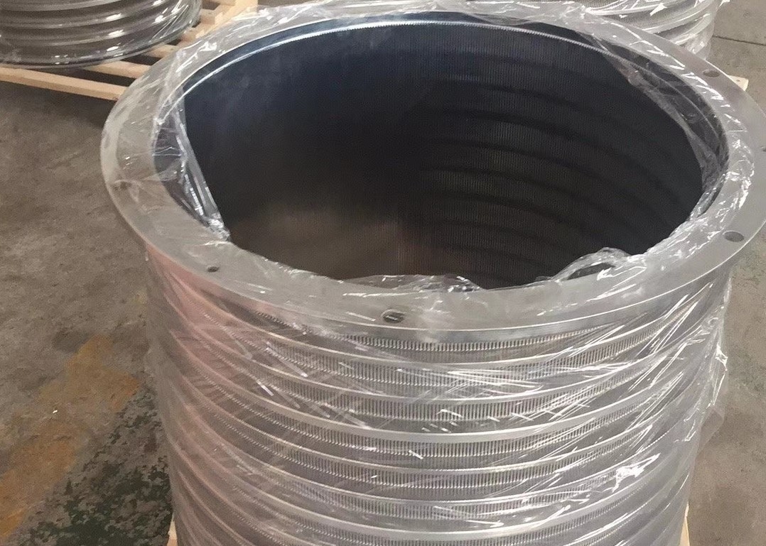 Stainless Steel Slot Pressure Screen Basket For Paper Pulp Making Machine