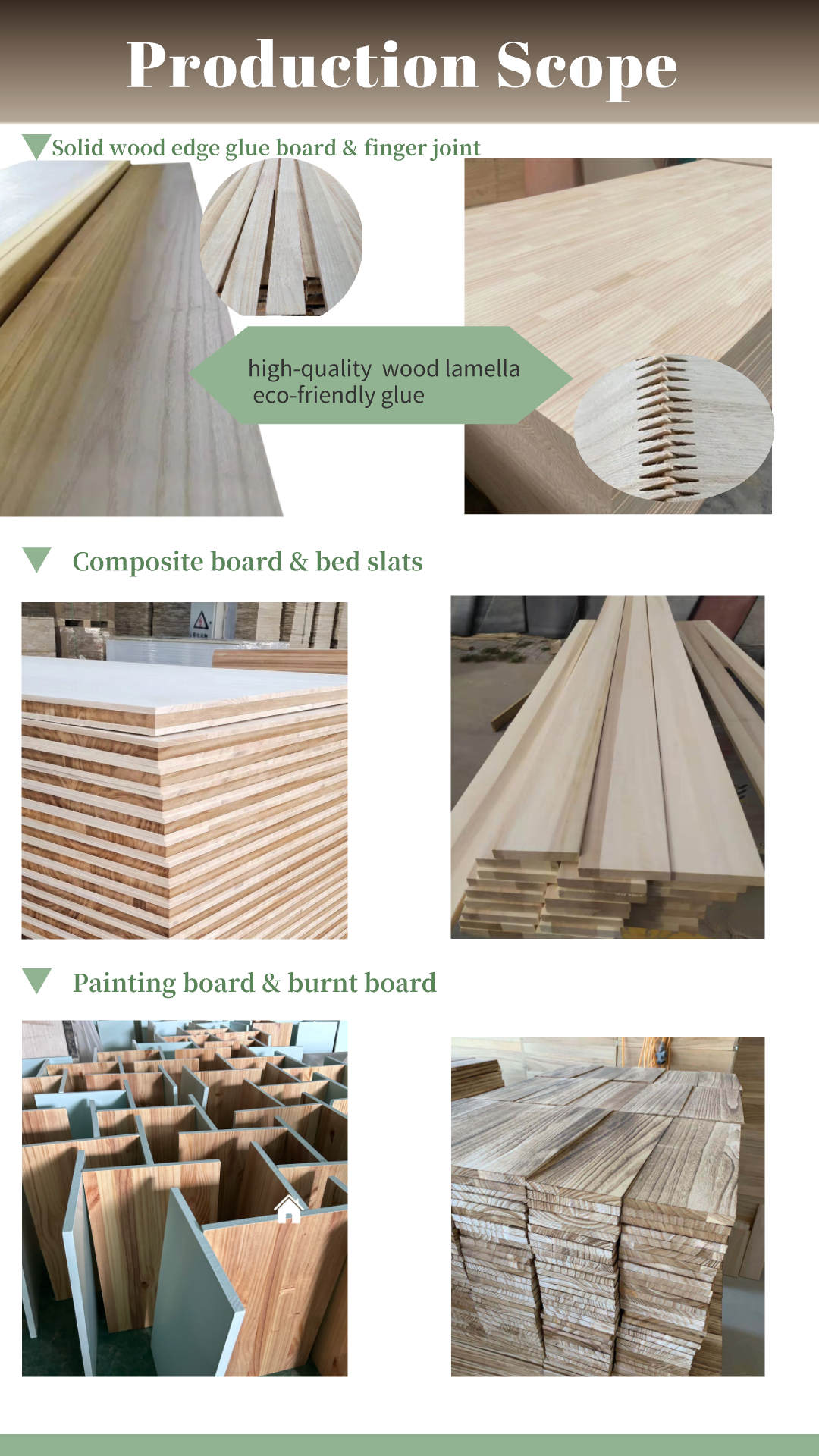 Directly Supply Paulownia Lumber Without Glue Customizable Solution Others Capability