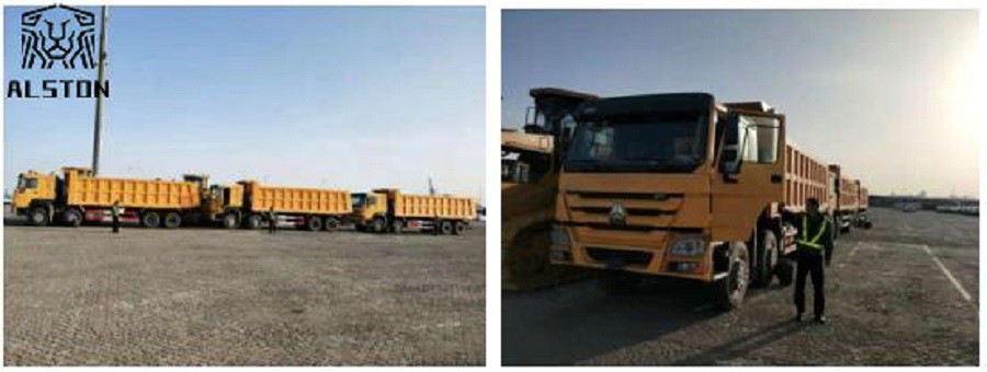 6x4 380hp Howo Tipper Truck Manufacturers , Euro 2 Engine Used Tipper