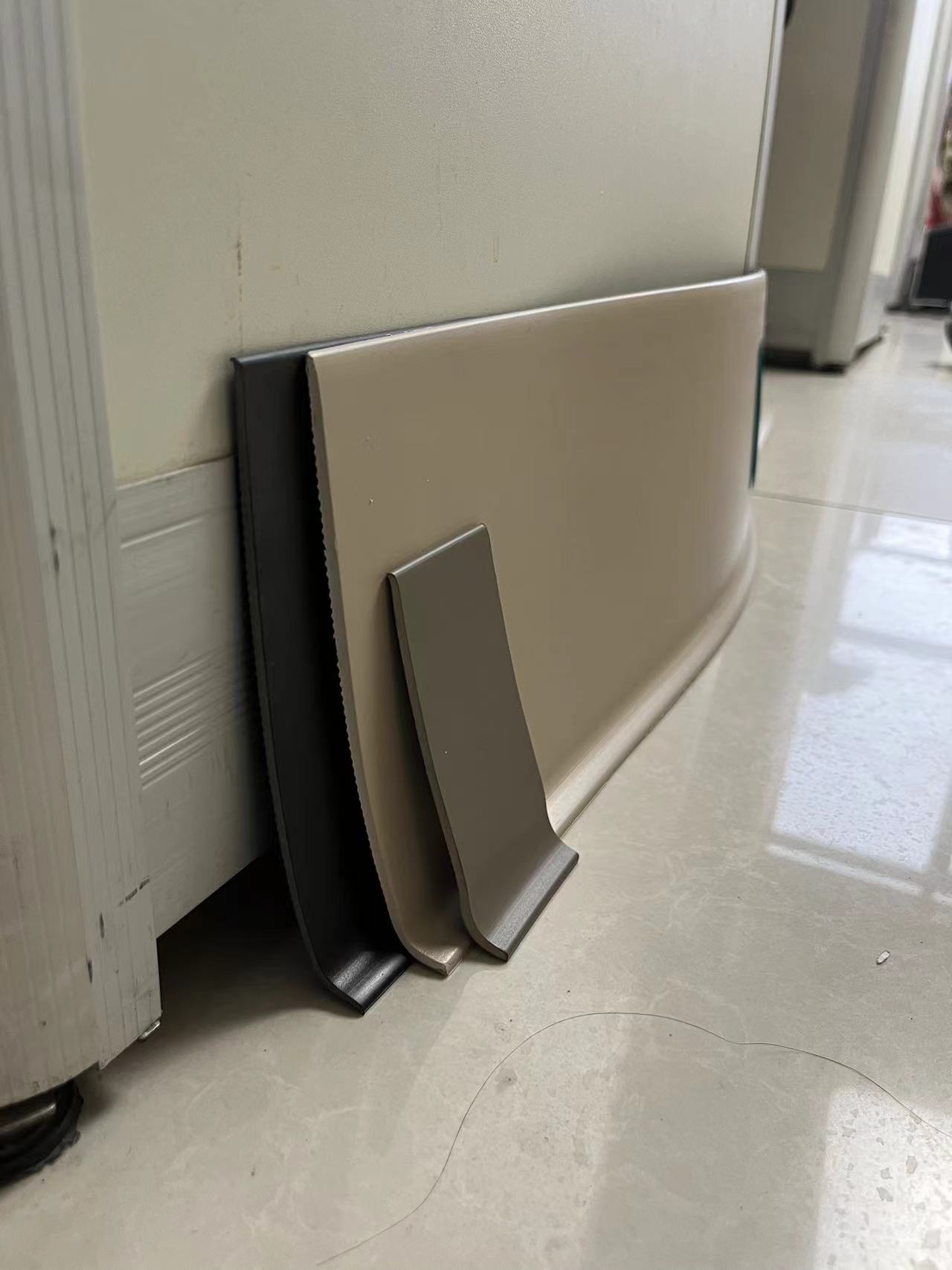 Function protect wall floor 6" X 1/8" Scratch resistant Vinyl Cove Base wall base PVC skirting board