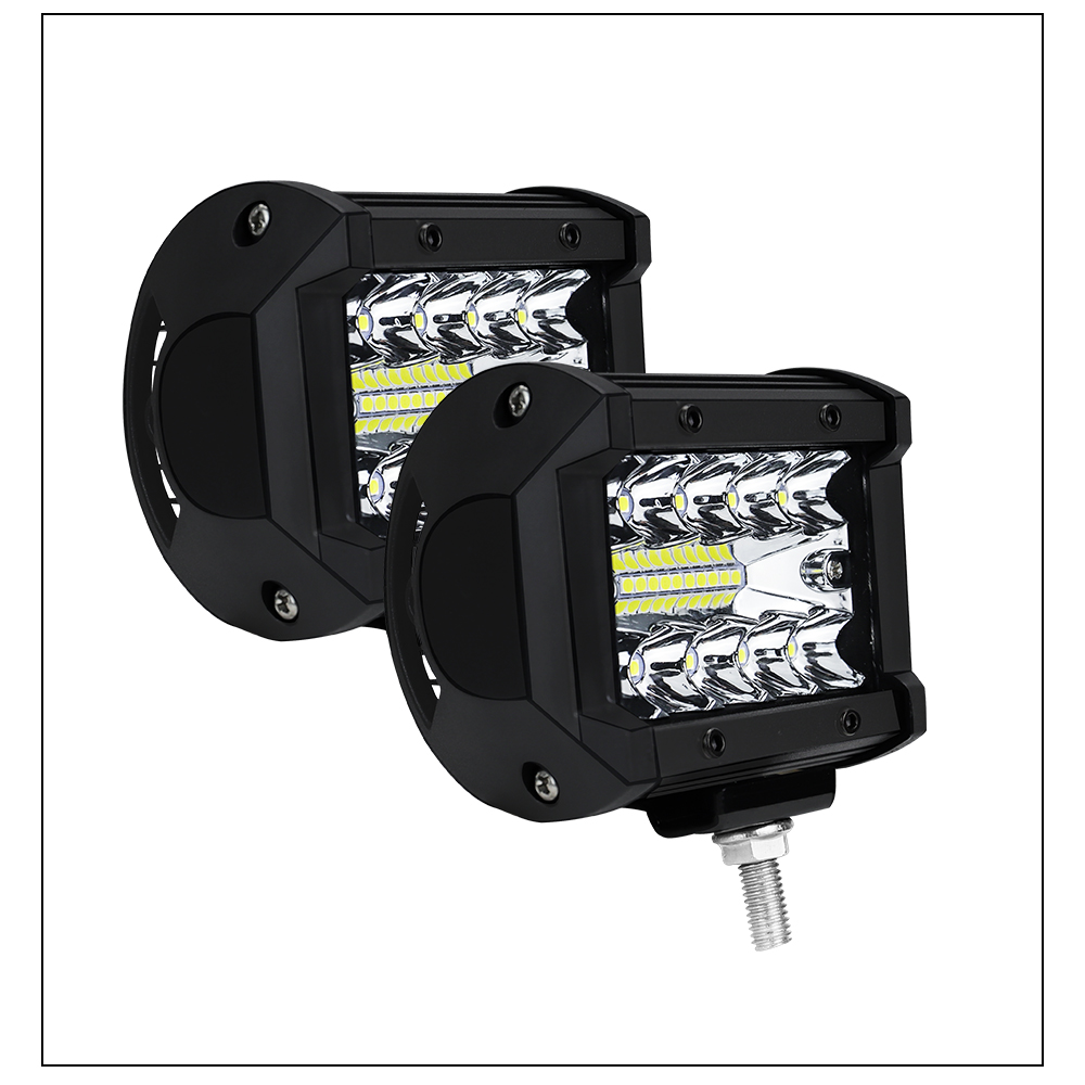 60W 20LED Truck LED Work Light 6000K LED Light Bar 4 Inch DC 12V-24V