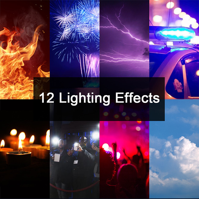 SMD 200W LED Photography Panel 12 Lighting Effects DMX RGB Led Panel