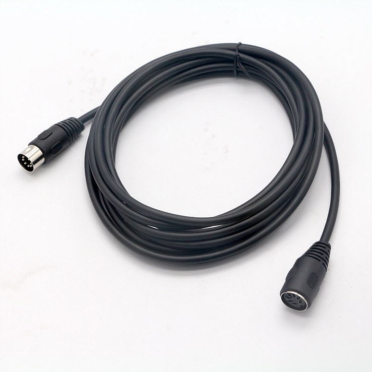 CUSTOM Shield Male to Male Female Big 7 PIN DIN Cable