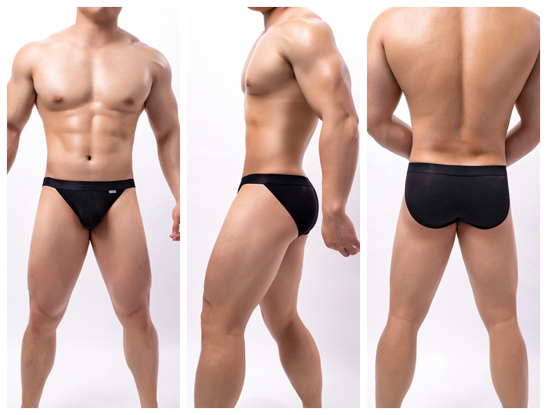 Breathable Mens Briefs Underwear Crotch 3D Pouch Comfortable Underwear For Men