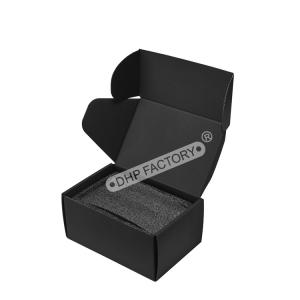 Stylish Small Shipping Boxes Cardboard Packing Boxes With Black Foam Insert