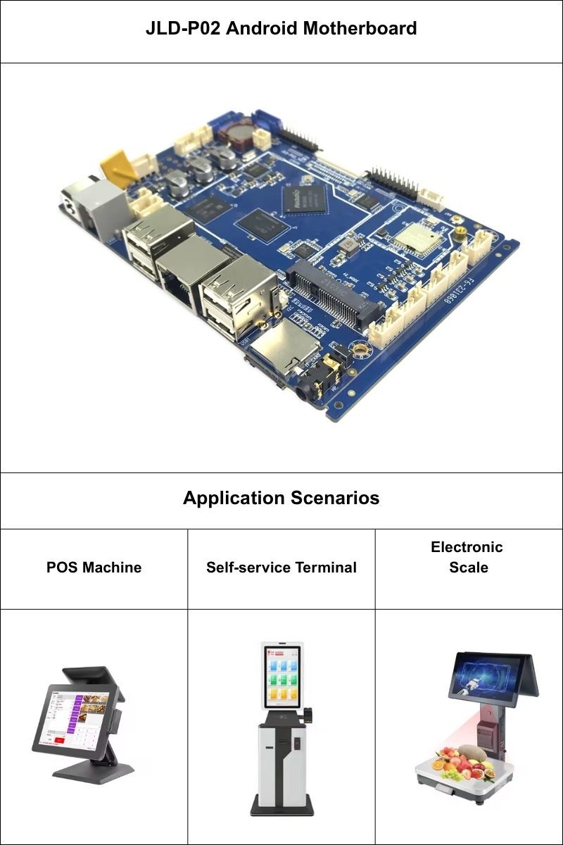 JLD-P02 Android Motherboard High Cost Performance For Self-Service Terminal