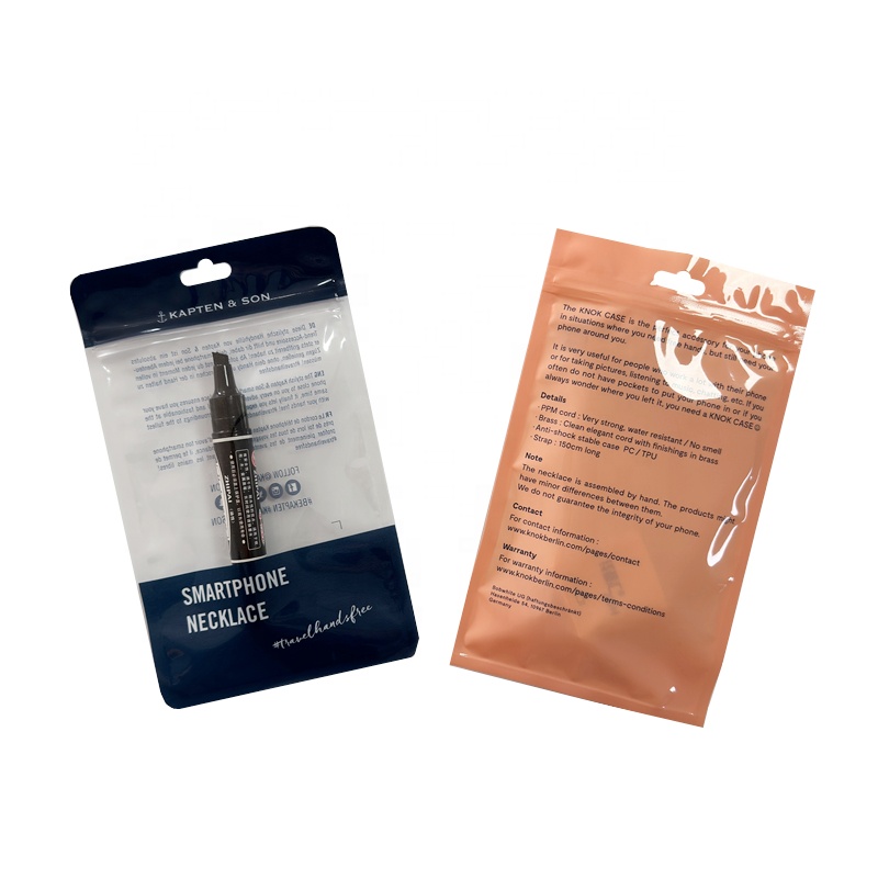 Custom Logo Frosted Window Zipper Close Poly Clothing Bag For Packaging