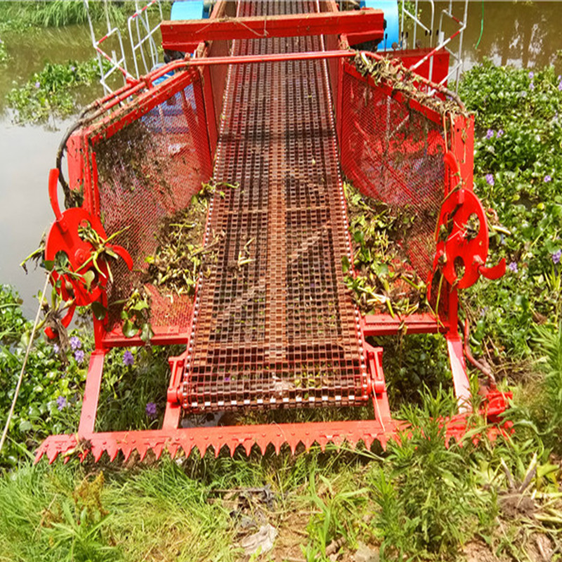 Agricultural Mini Combine Reed Harvester River Garbage Cleaning