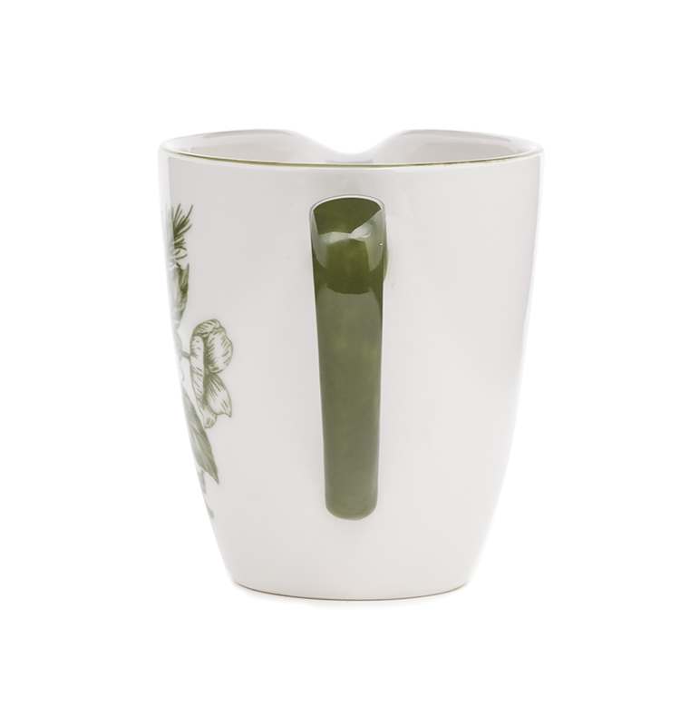 Christmas Kitchen Breakfast Porcelain Sugar And Creamer Set Container Ceramic With Lid And Holder