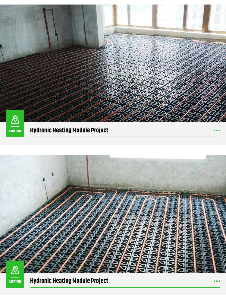 Floor Heat System Water Floor Heating HDPE Plastic Strip Underfloor Heat Thermostat