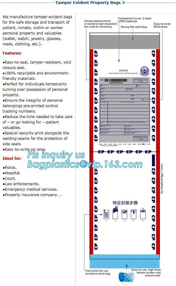 Document safe tamper proof bank deposit bag, Steb Plastic Money Pe Bank Deposit Coin Security Pouch Bags With Seal For C