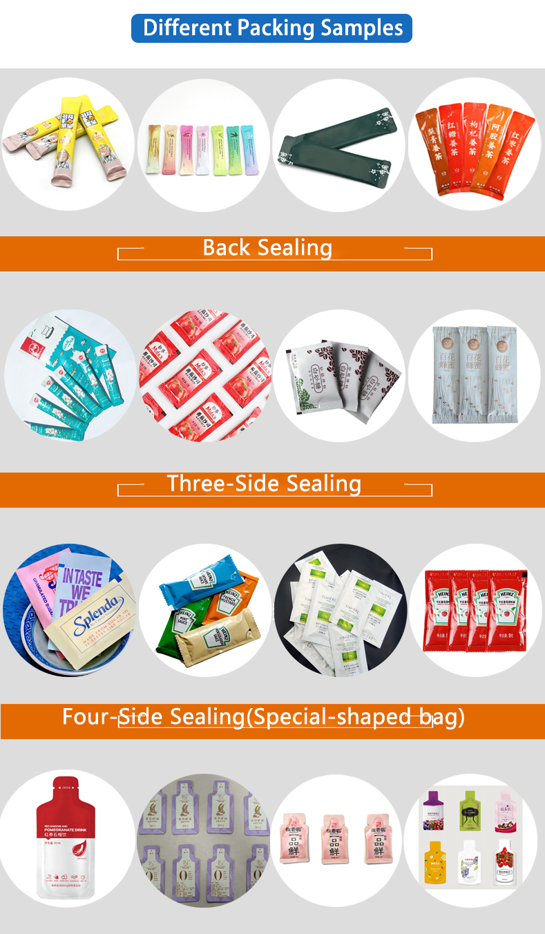 Electric Driven Spice Granule Milk Butter Peanut Paste Chocolate Liquid Sauce Packaging Machine 550 KG FK-Y3