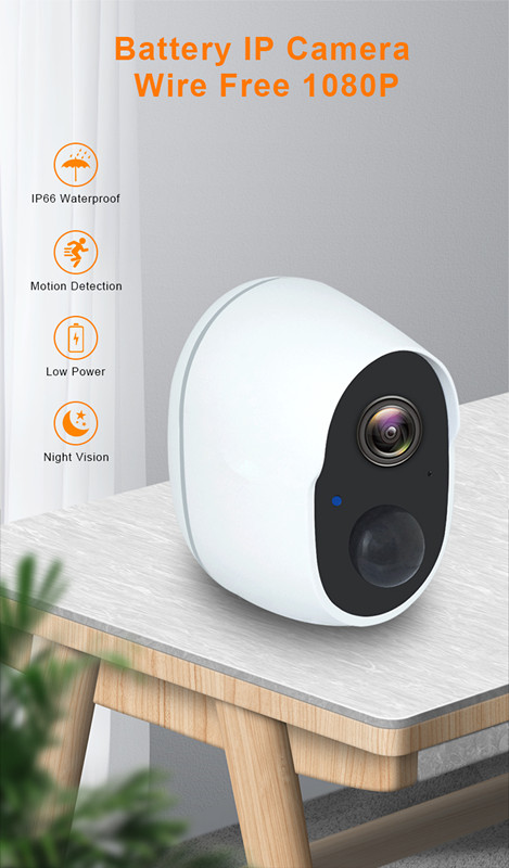 1920x1080 Tuya Smart Camera 2.0 Mega Pixels Pir Security Camera