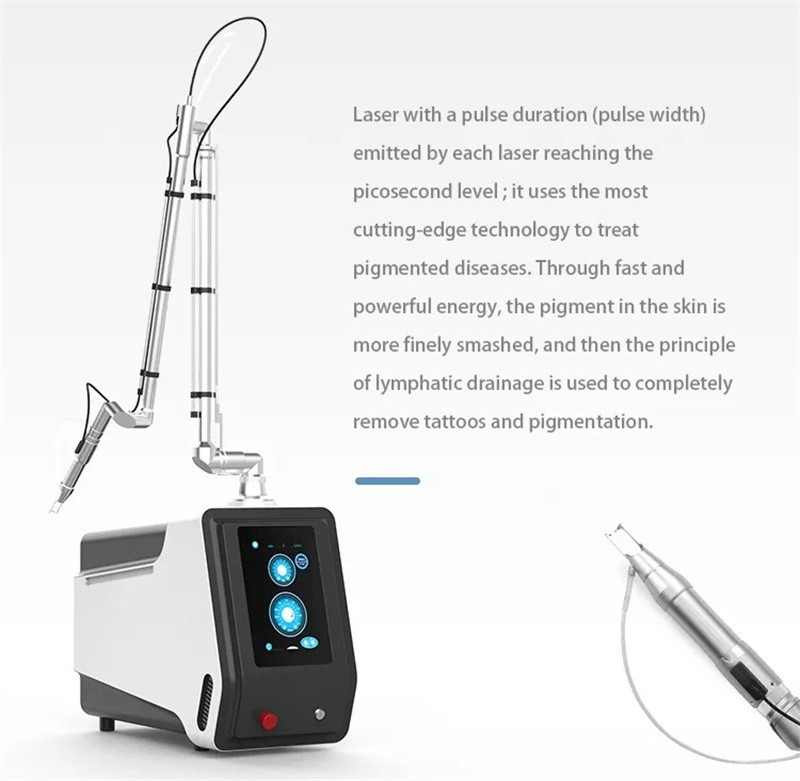 Nd Yag Picosecond Laser Tattoo Removal Machine Device 755nm 1064nm 532nm